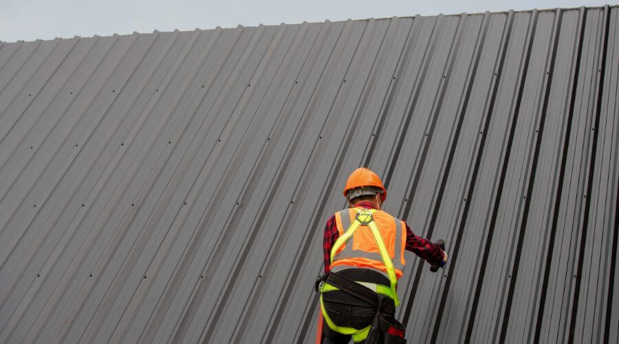 Professional metal roof installation services in Kingsford Heights, IN